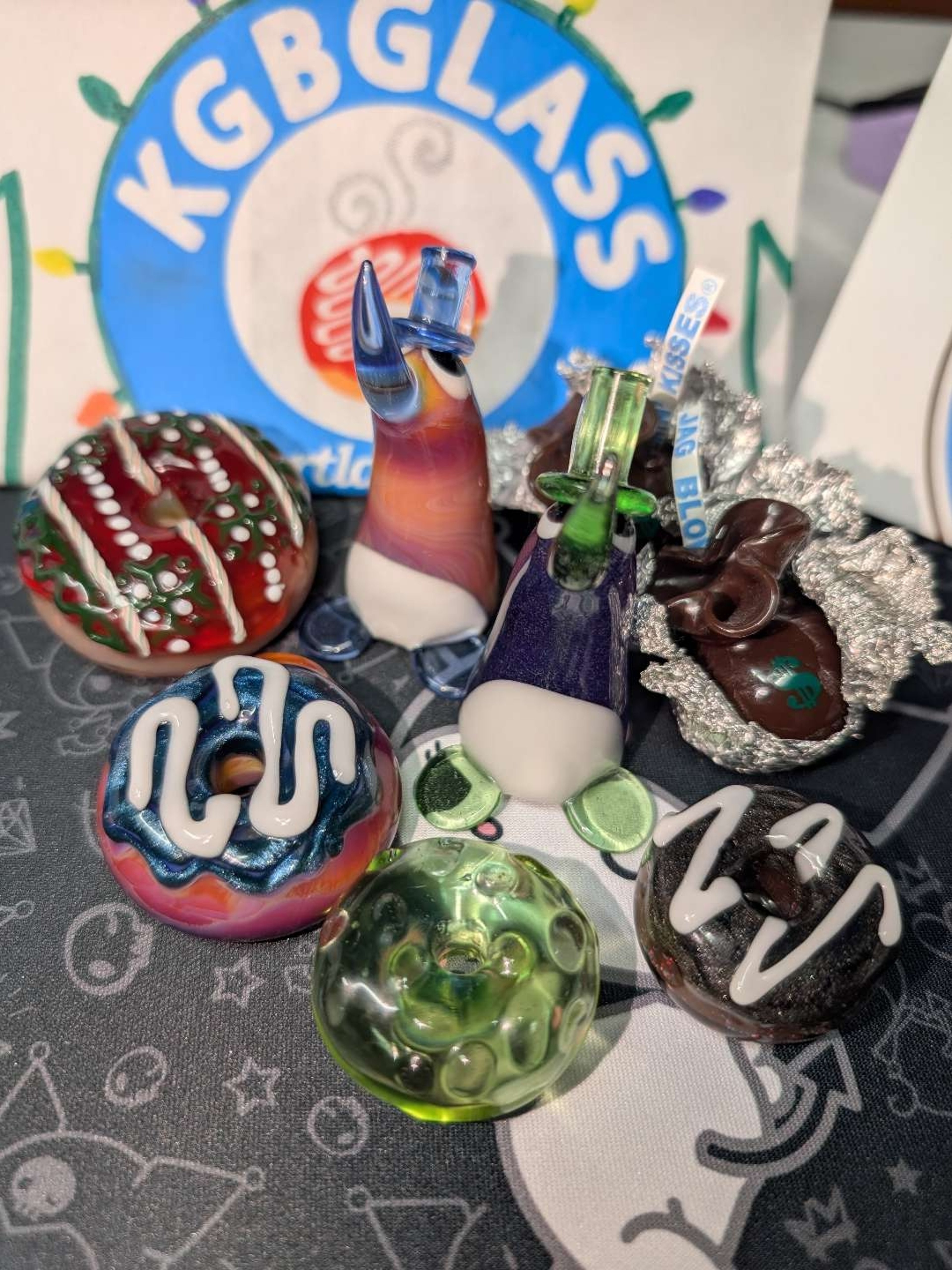 Preview pic of KGB/JAG/Chaka bundle ($1300+ retail) w/ free Glassman Cometh pendy