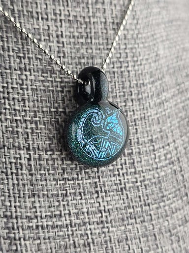 Preview pic of Spiller Woods Dichro Kitty pendant