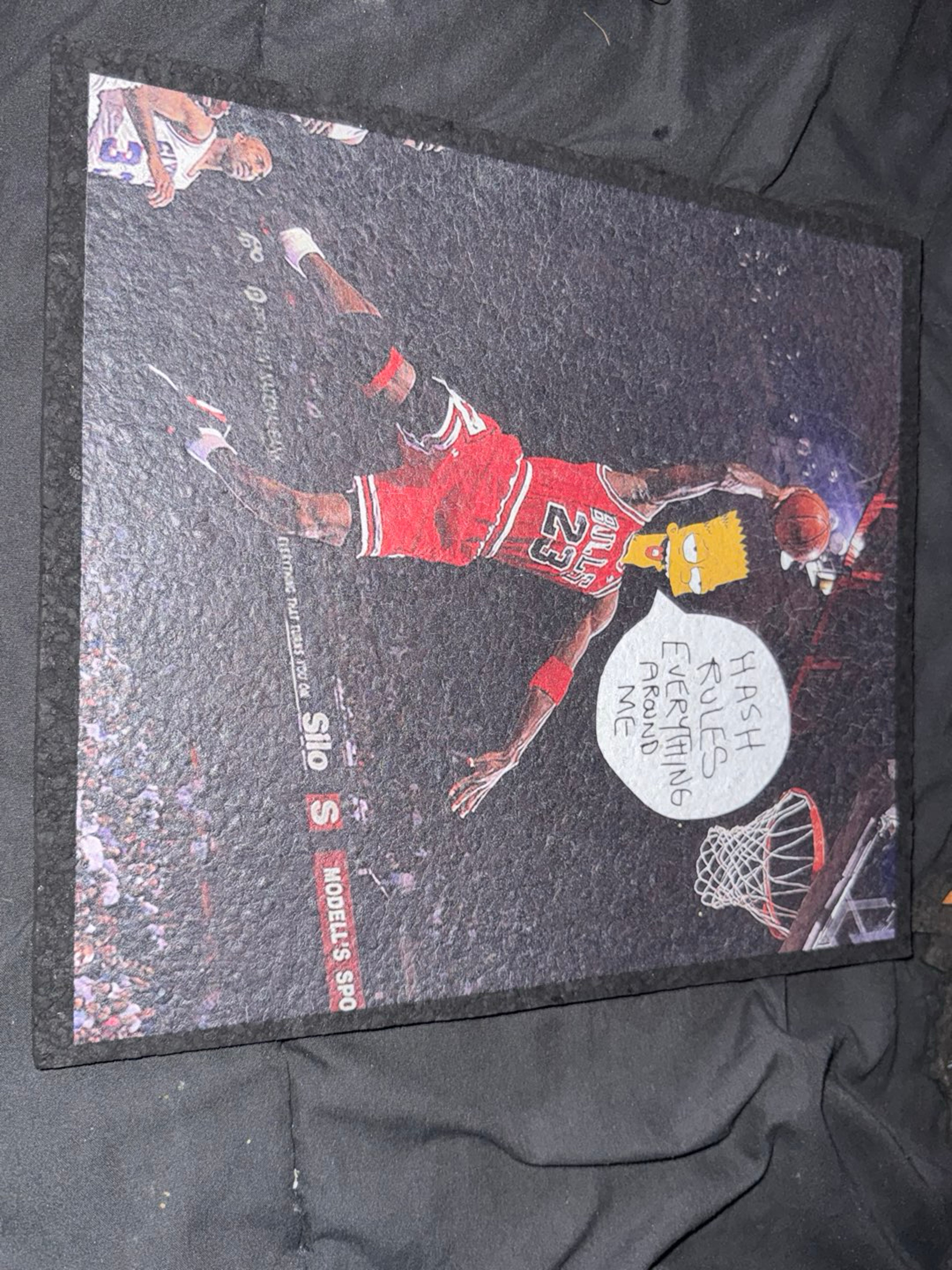 H.R.E.A.M Jordan W Bart Dunking! Classic GZ1 Moodmat! Perfect Condition! Trusted Seller! Same Day Shiping image 0