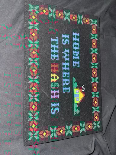 Preview pic of Home Is Where The Hash Is! GZ1 Moodmat! Trusted Seller! Same Day Shipping!