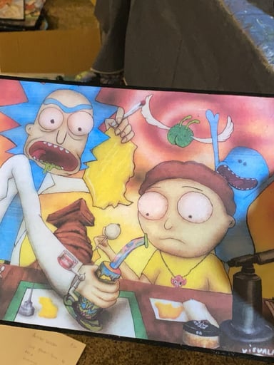 Preview pic of Rick and morty mat