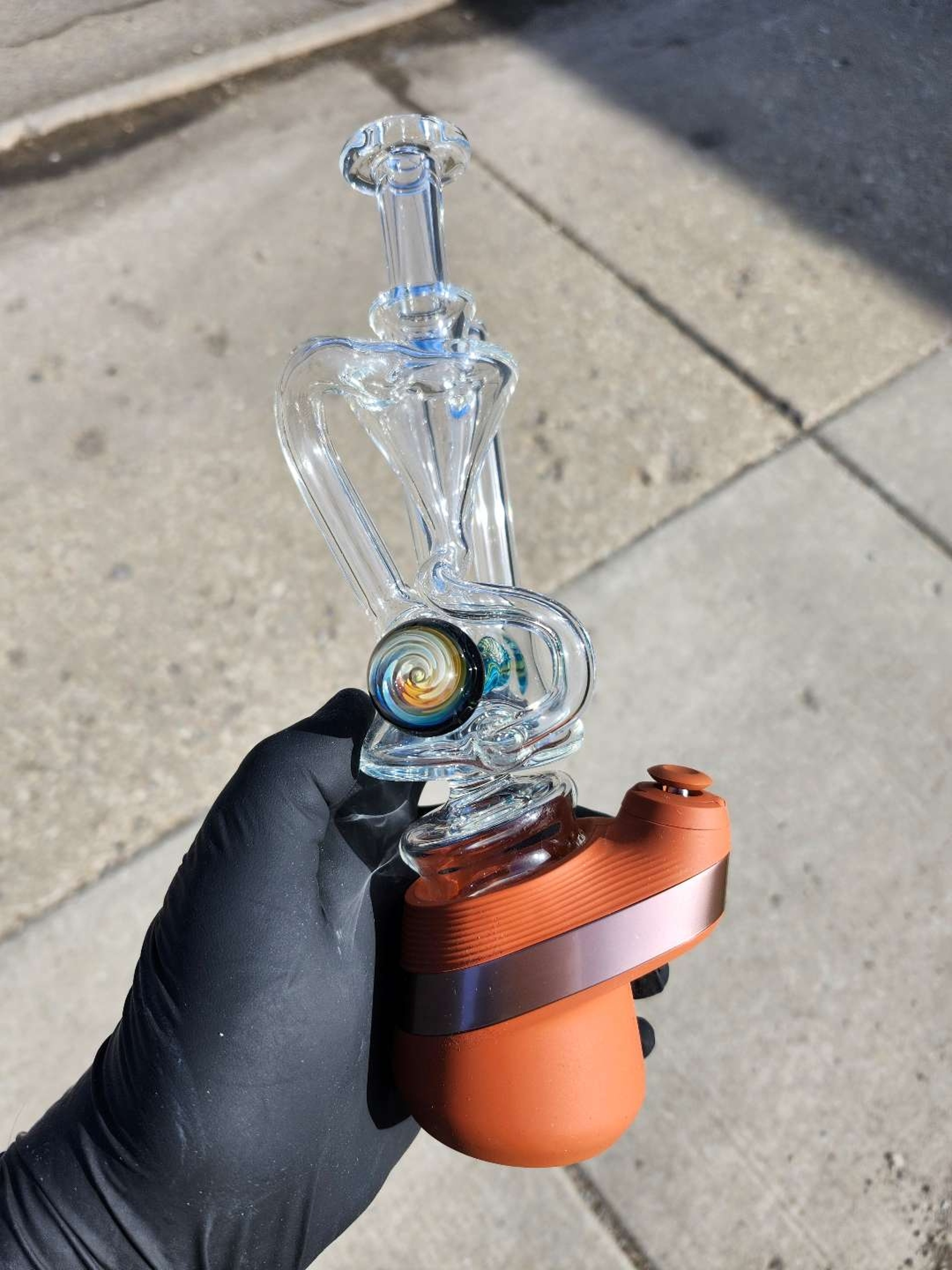 CRISTO GLASS PUFFCO RECYCLER image 0