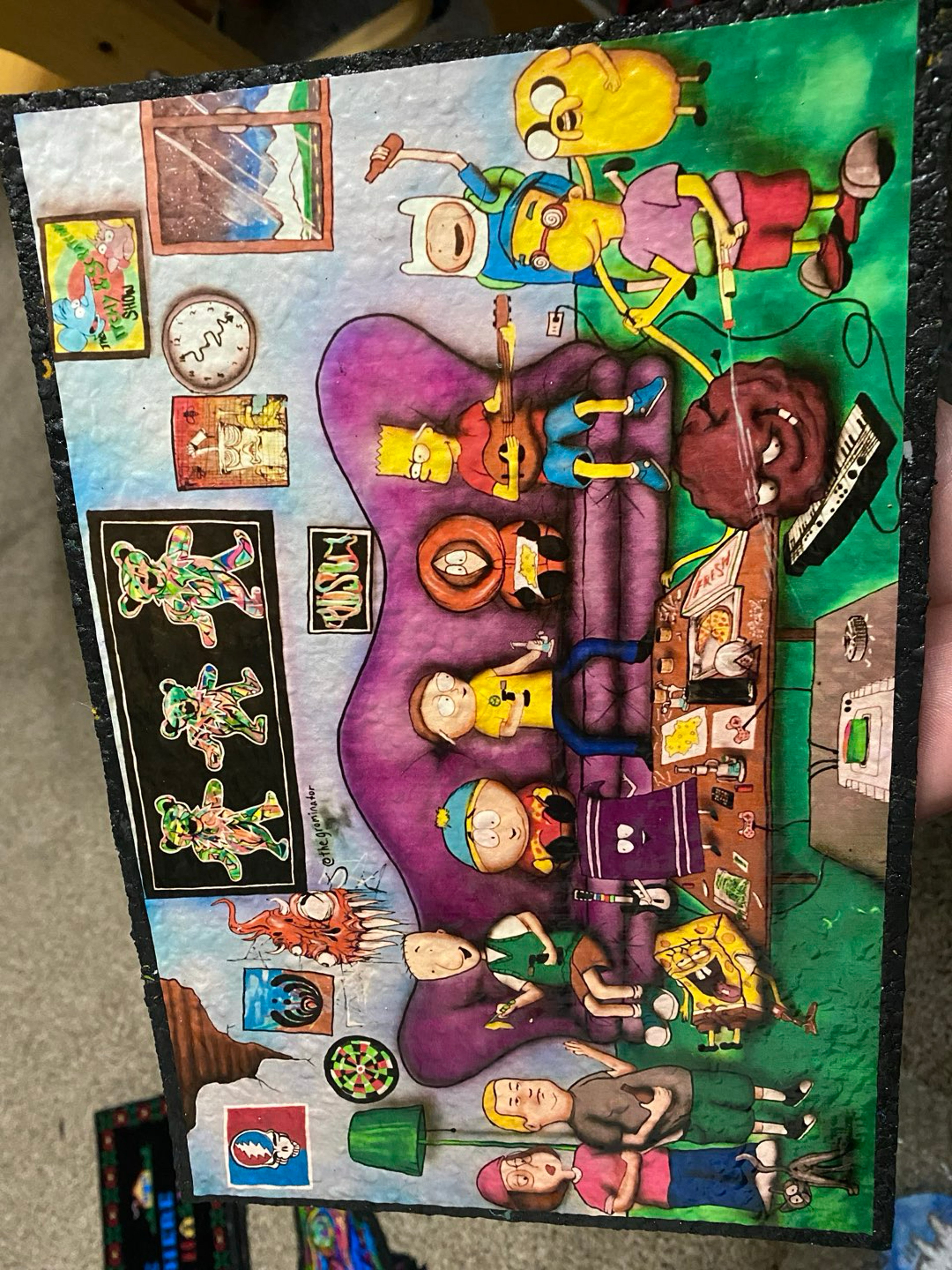 Cartoon sesh mat image 0