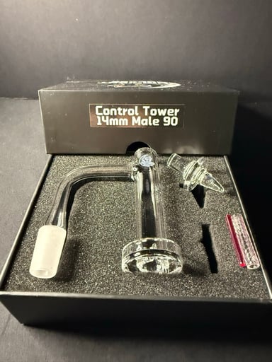 Preview pic of MIDNIGHT QUARTZ CONTROL TOWER BANGER SET 14MM