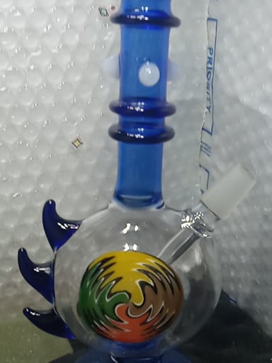 Preview pic of Blue & White Dab Rig W/wigwag