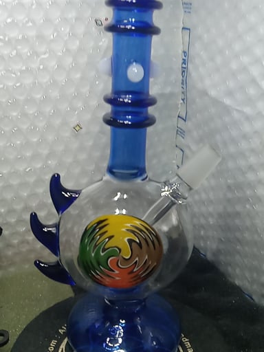 Preview pic of Blue & White Dab Rig W/wigwag