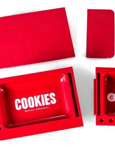 Preview pic of Cookies V3 Rolling Tray 3.0 Plastic, Red