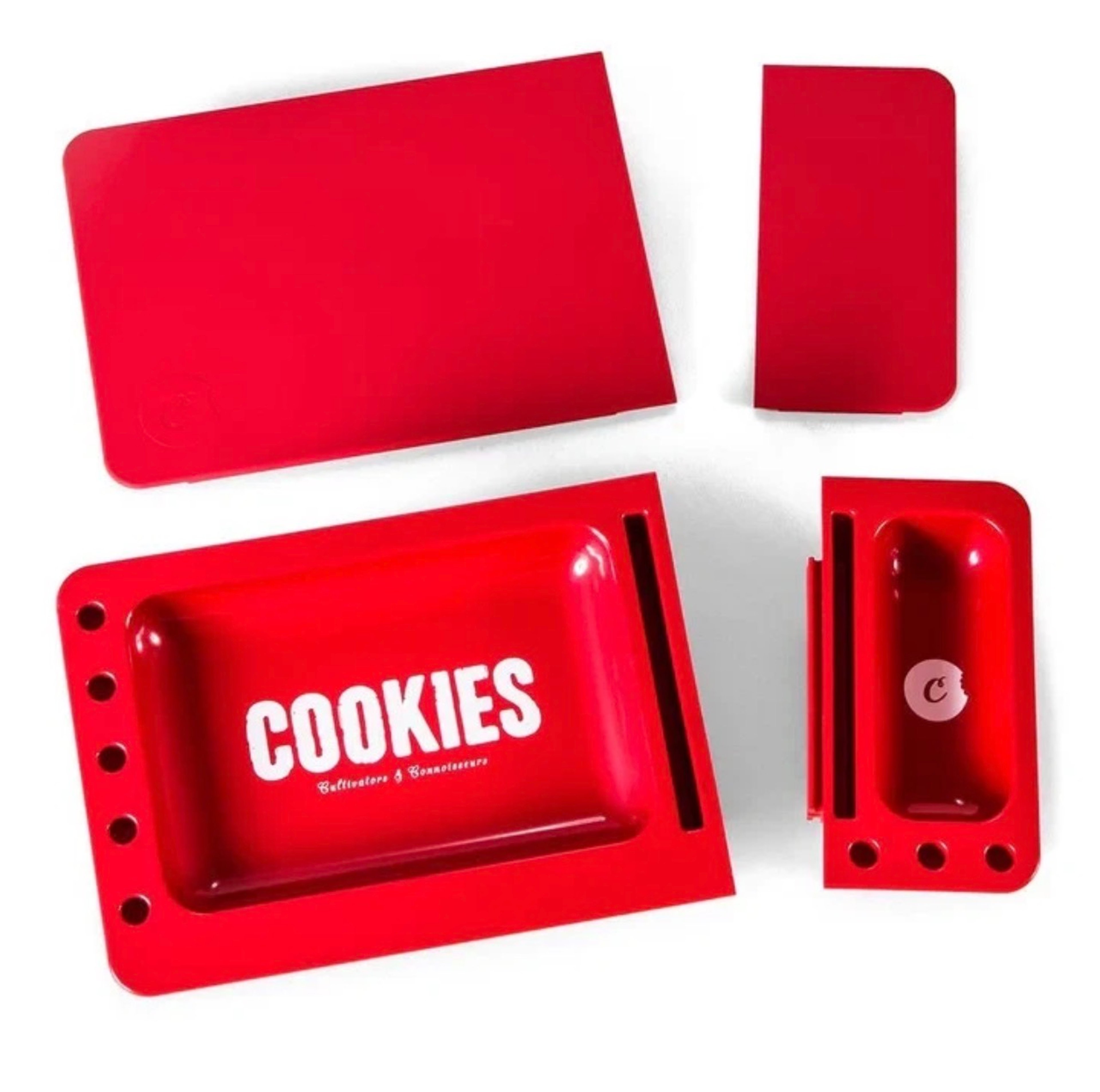 Preview pic of Cookies V3 Rolling Tray 3.0 Plastic, Red