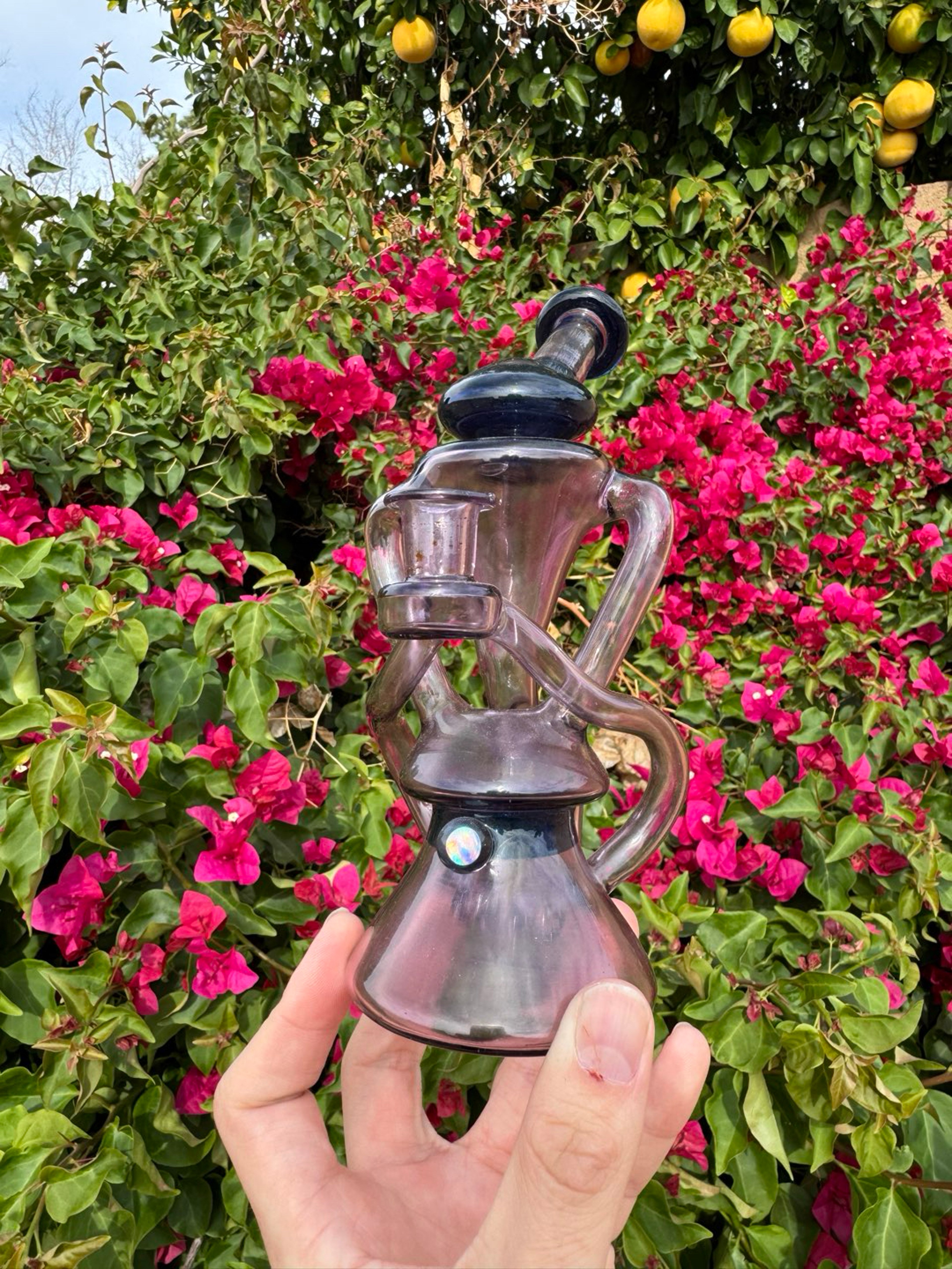 Preview pic of Tron Glass Classic Drain Recycler Opal