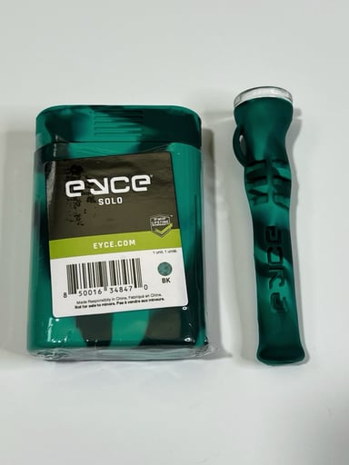 Preview pic of GREEN EYCE Travel Kit – Solo & Shorty Silicone Pipes Teal