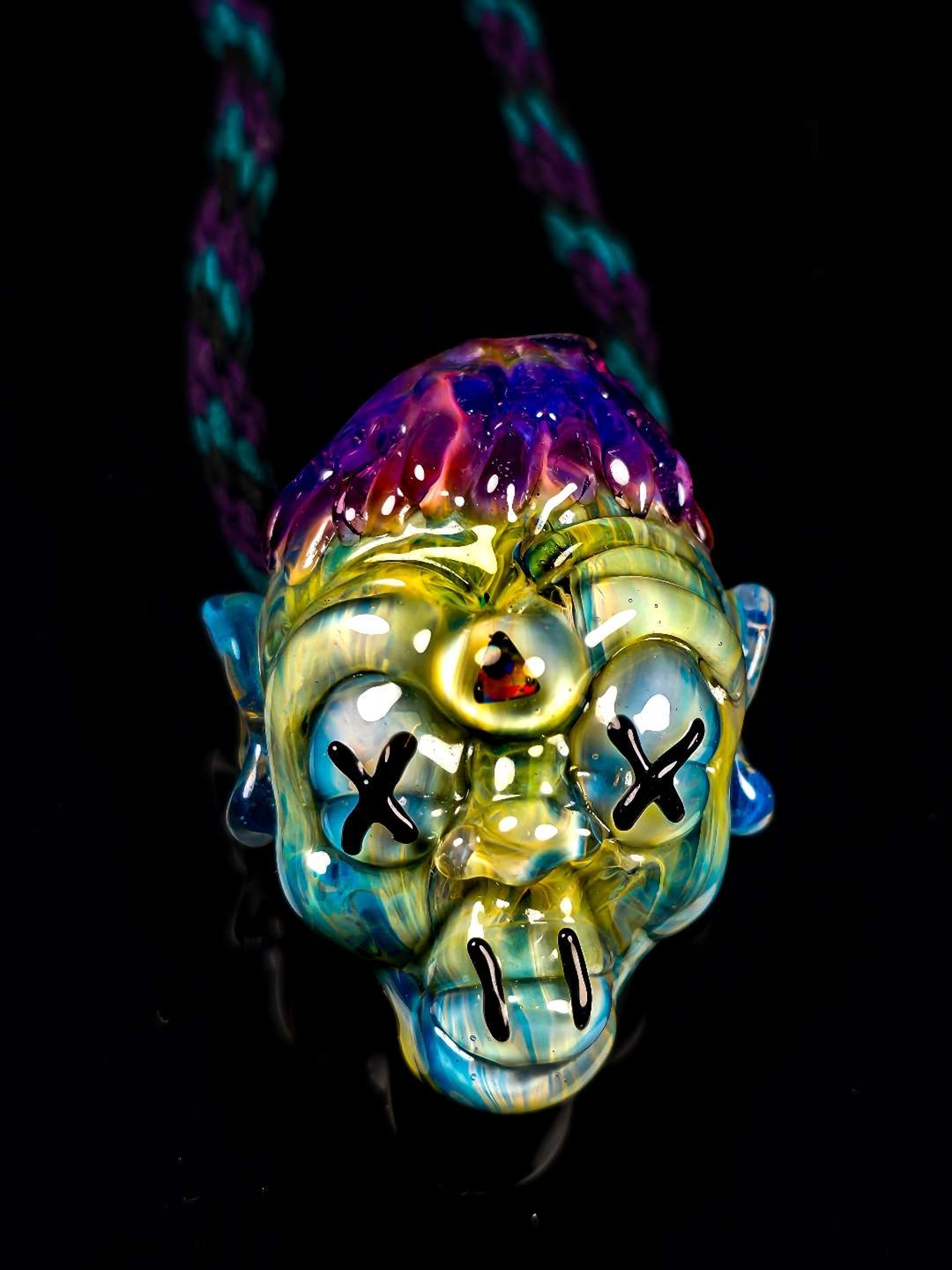 Lee brodie Shrunken head pendant image 0