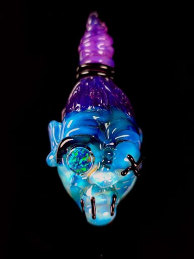 Preview pic of Lee Brodie Shrunken Head Pendant