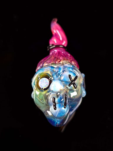 Preview pic of Lee Brodie Shrunken Head Pendant