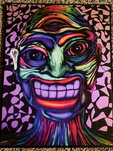 Preview pic of Abstract face dabmat