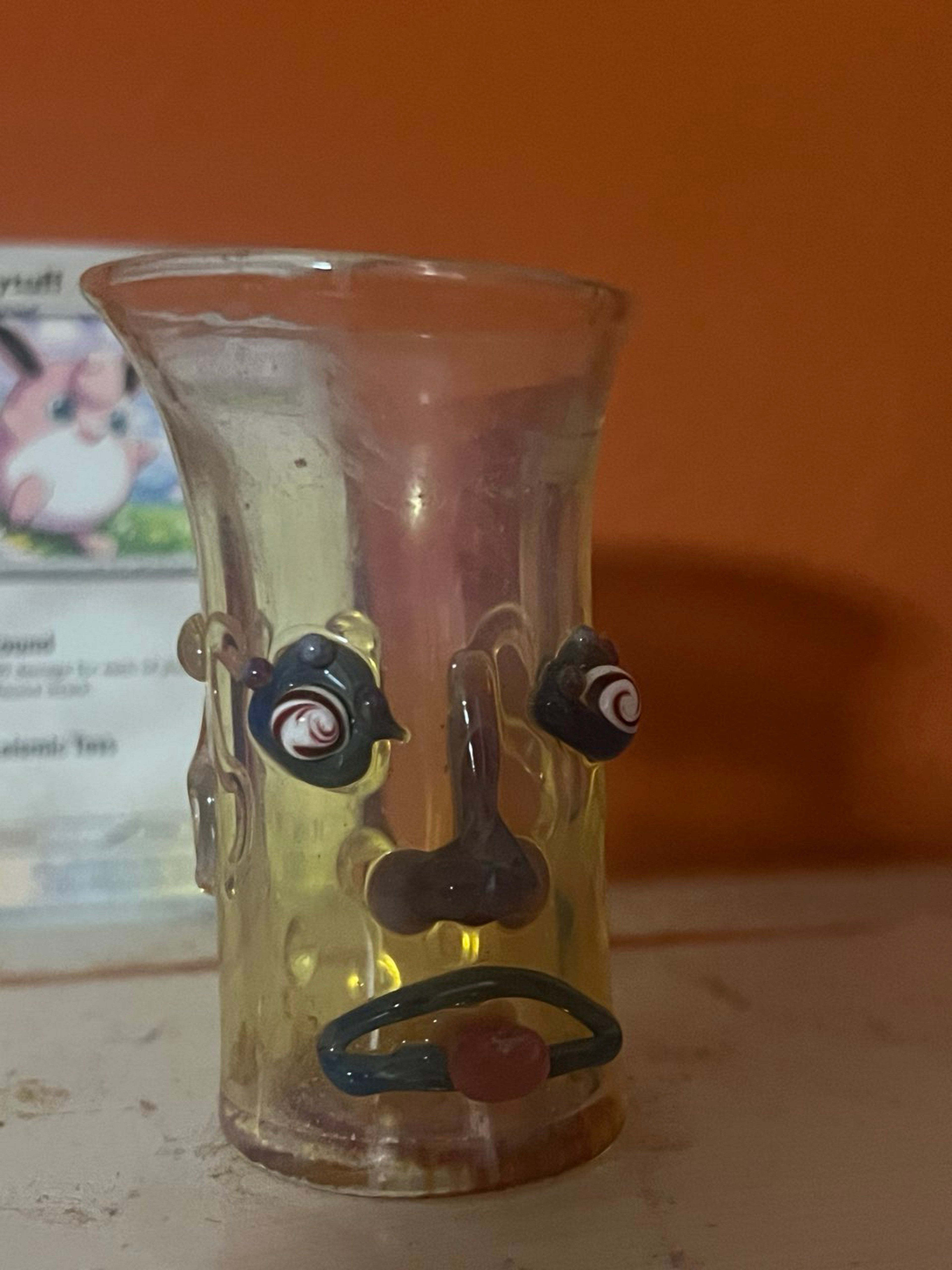 “Acid head” qtip/shotglass/dabber holder image 0