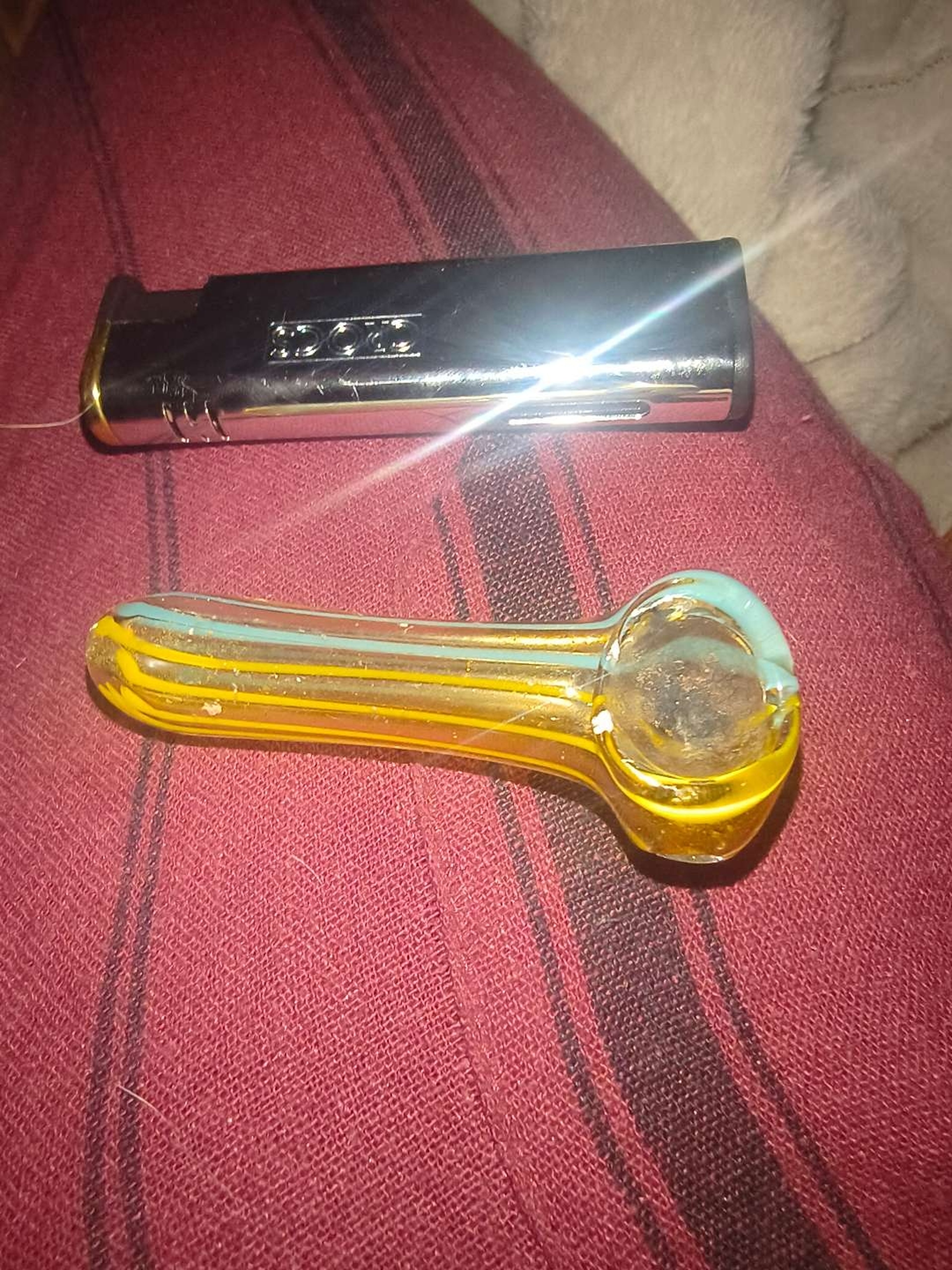 Miniature Glass Dry Pipe image 0