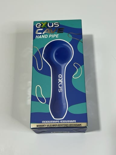 Preview pic of Exxus Vape Cave Hand Pipe Milky Blue