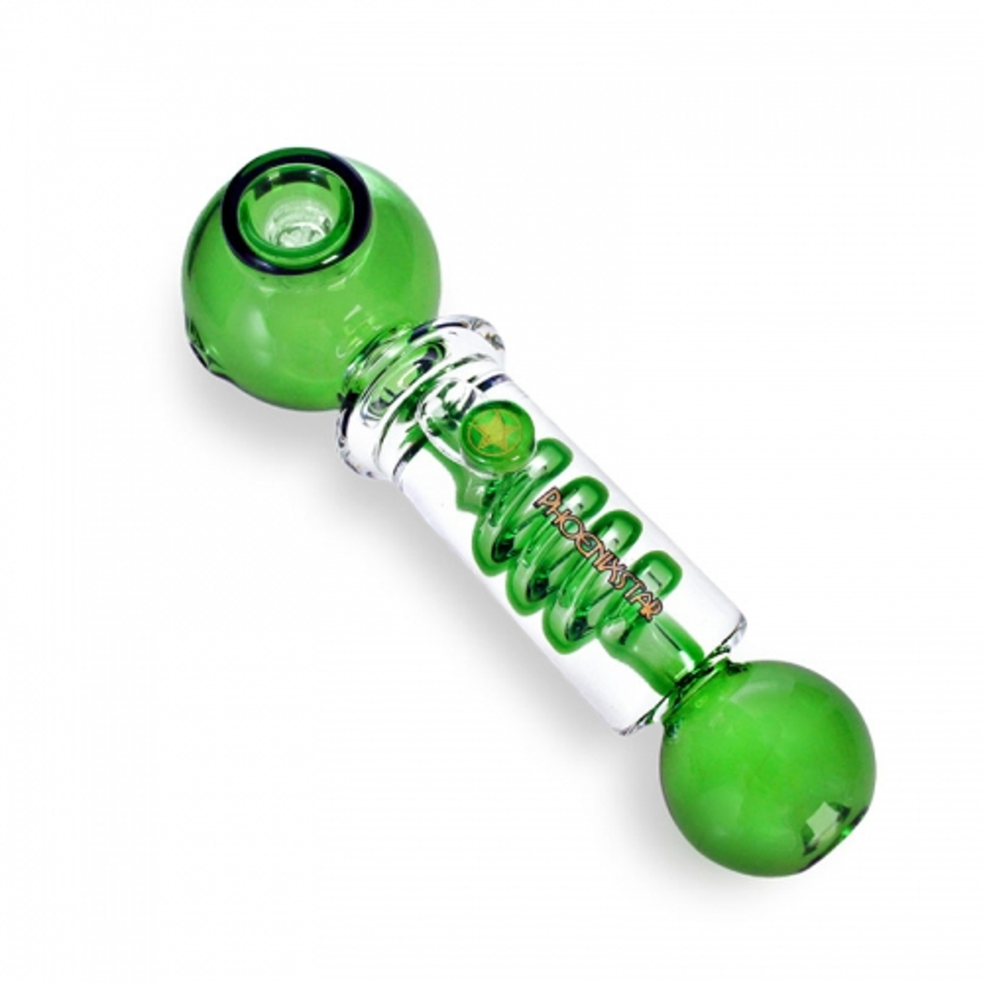 Preview pic of 6.3in Green Glycerin Pipe, what's cooler than being cool? ICE COLD!