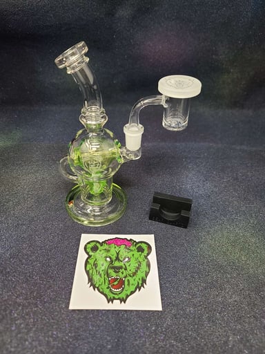 Preview pic of Bear Quartz Sphere Rig Kit Green