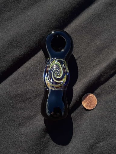 Preview pic of Coiled, wig wag, borosilicate glass pipe