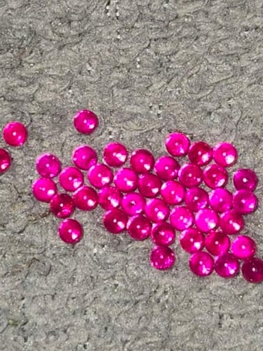 Preview pic of 40 count 3mm ruby terp pearls