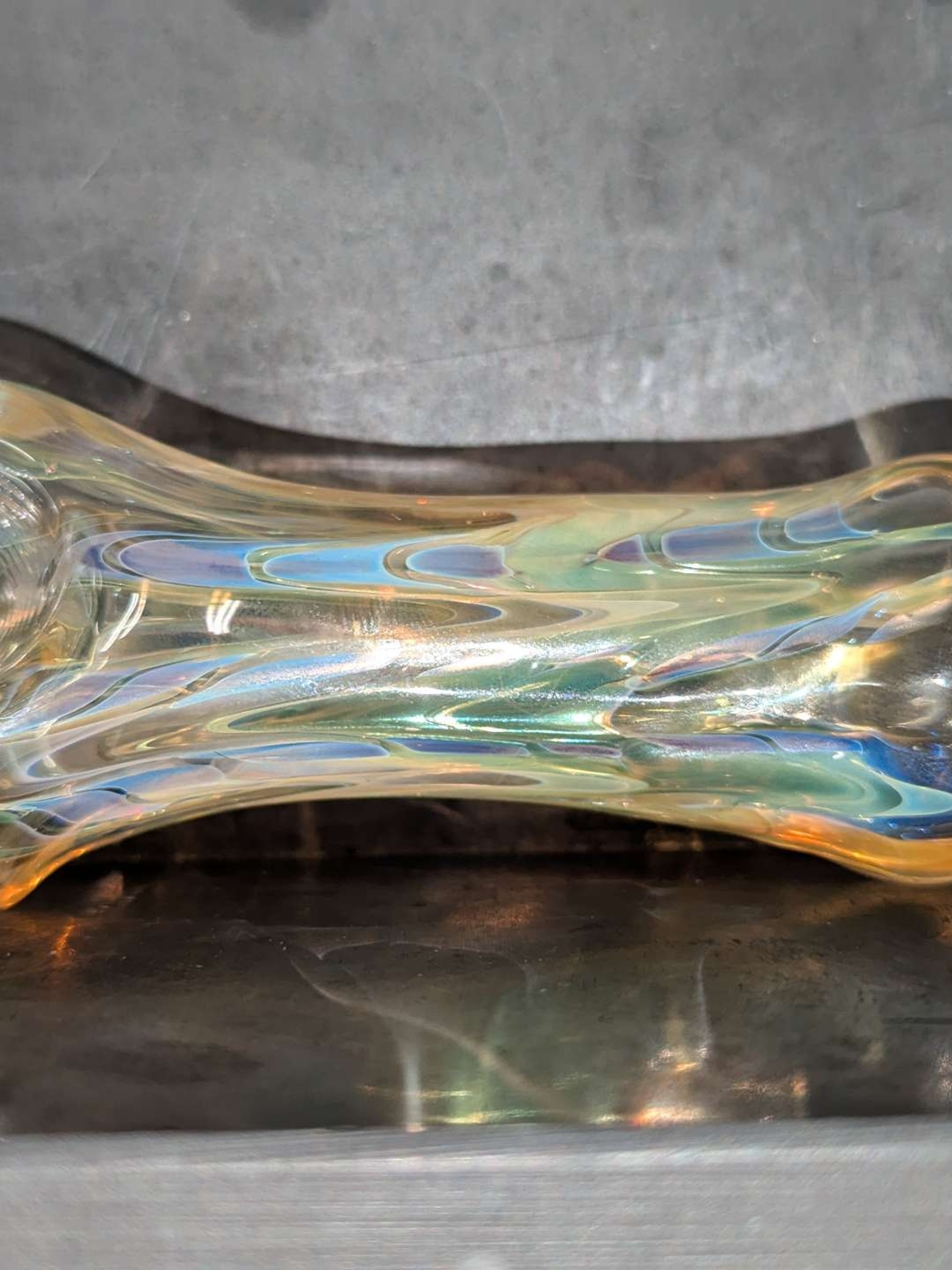 Silver and gold wrapnrake spoon image 0