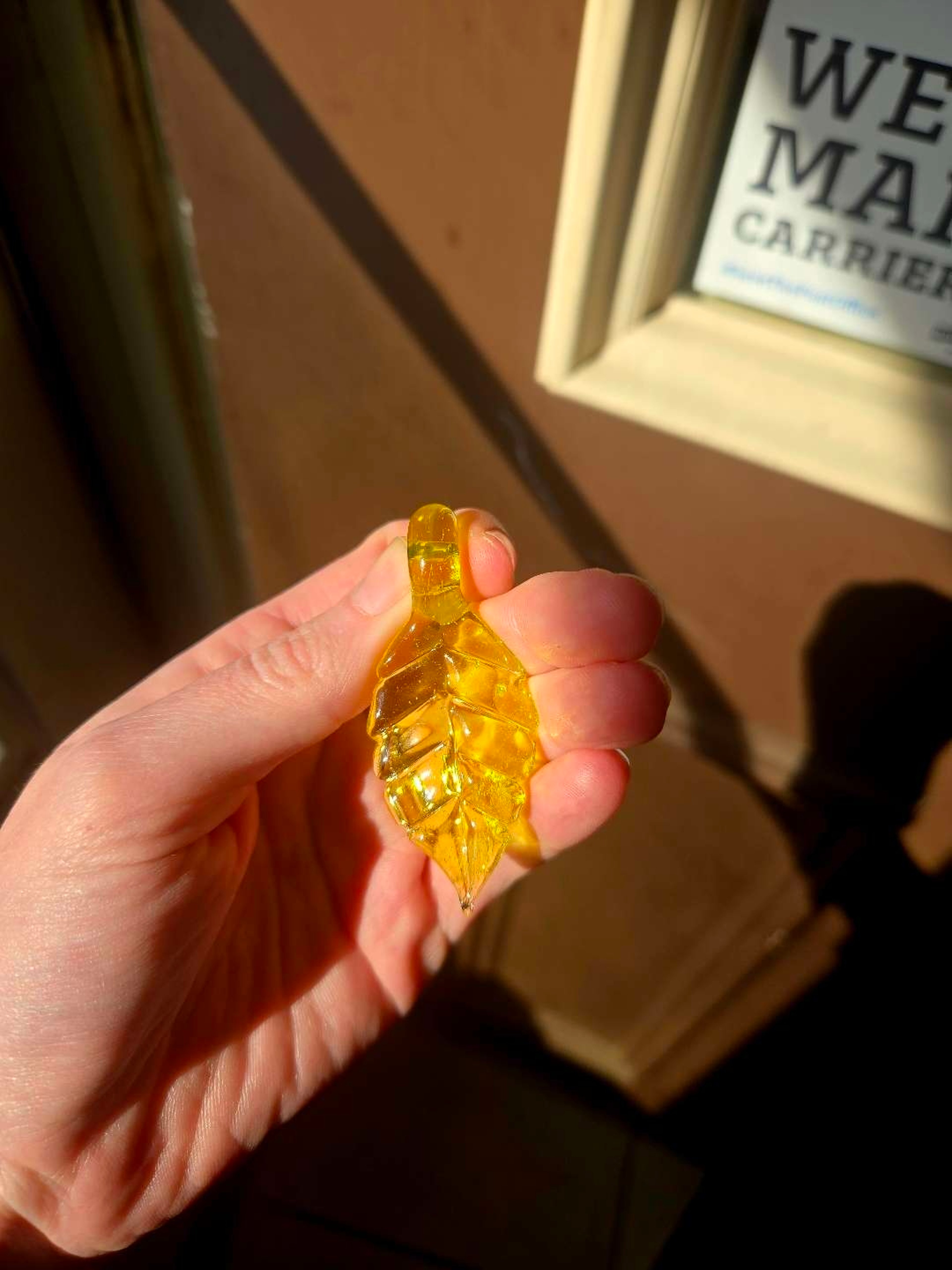 Preview pic of Terps Leaf Pendant