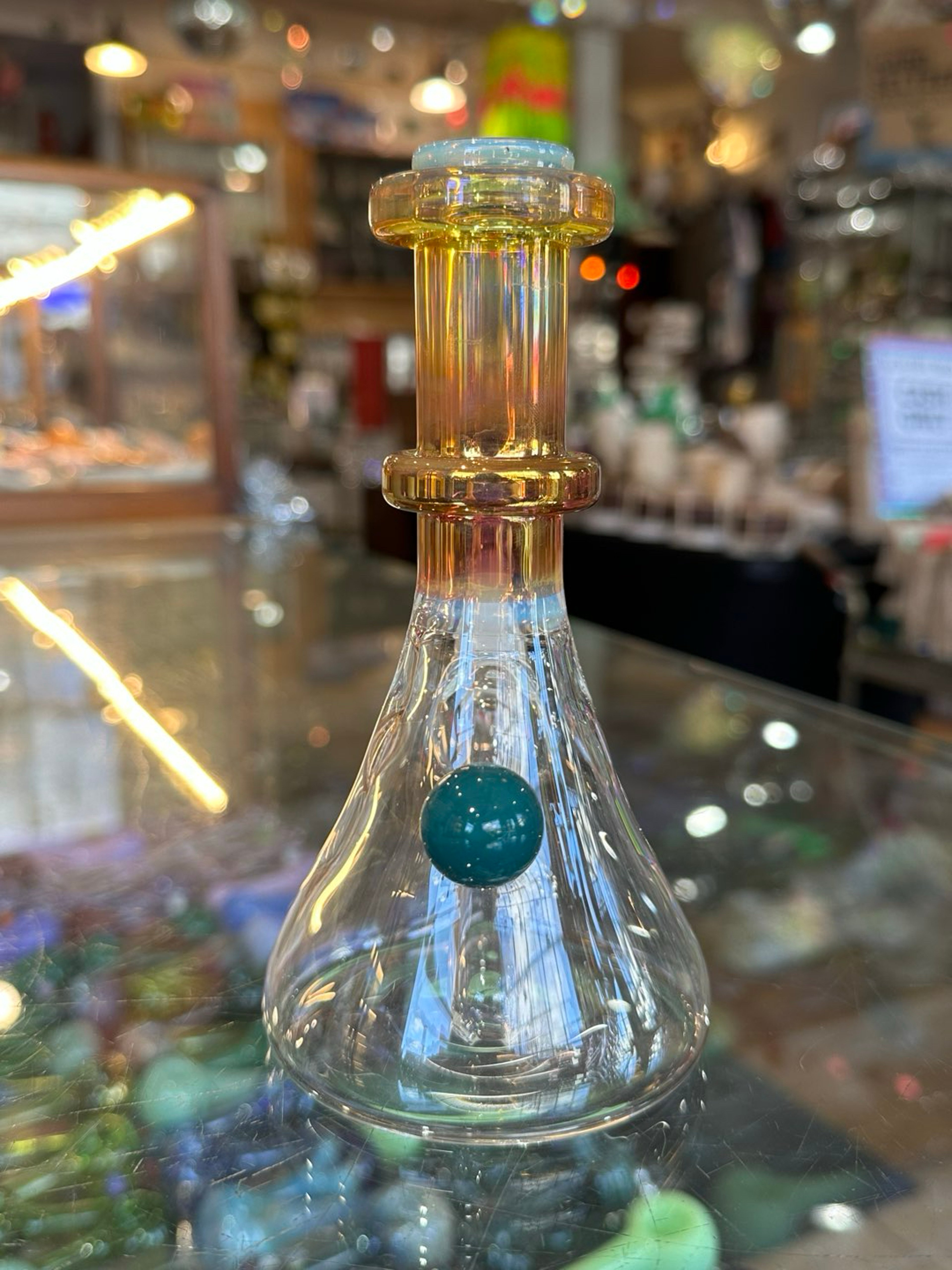 Preview pic of Morning Star Glass Fume Top Mini Beaker