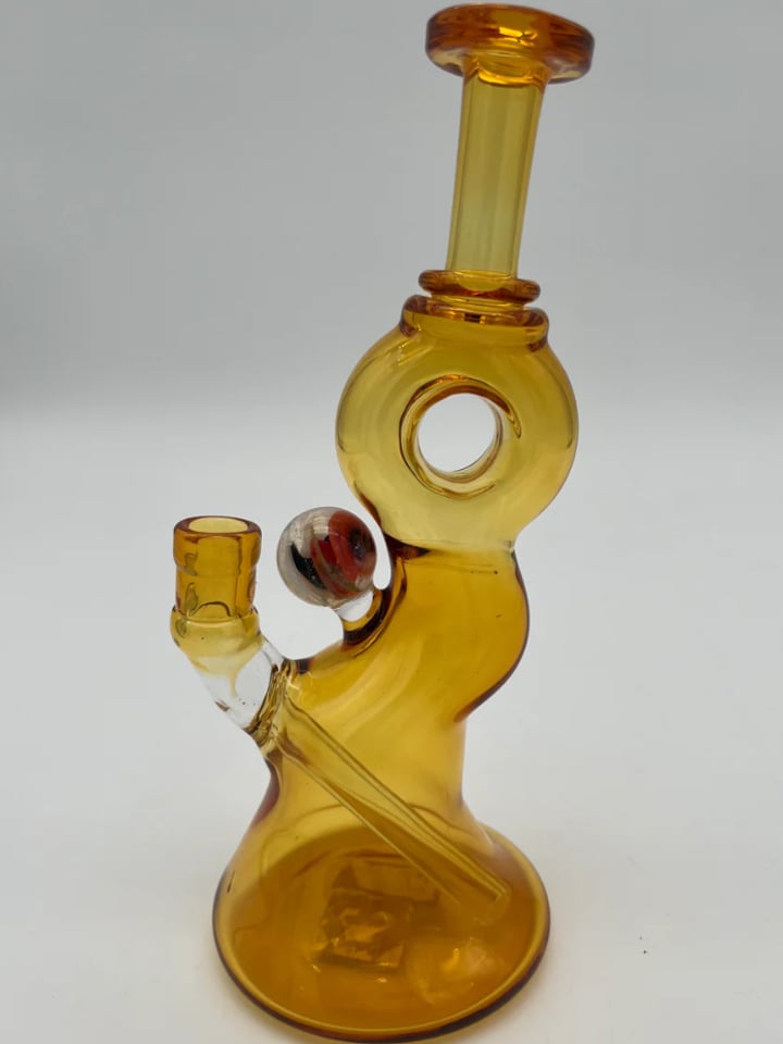 Moonbo Orange/Amber Glass Rig | Shop Heady Rigs on GlassPass