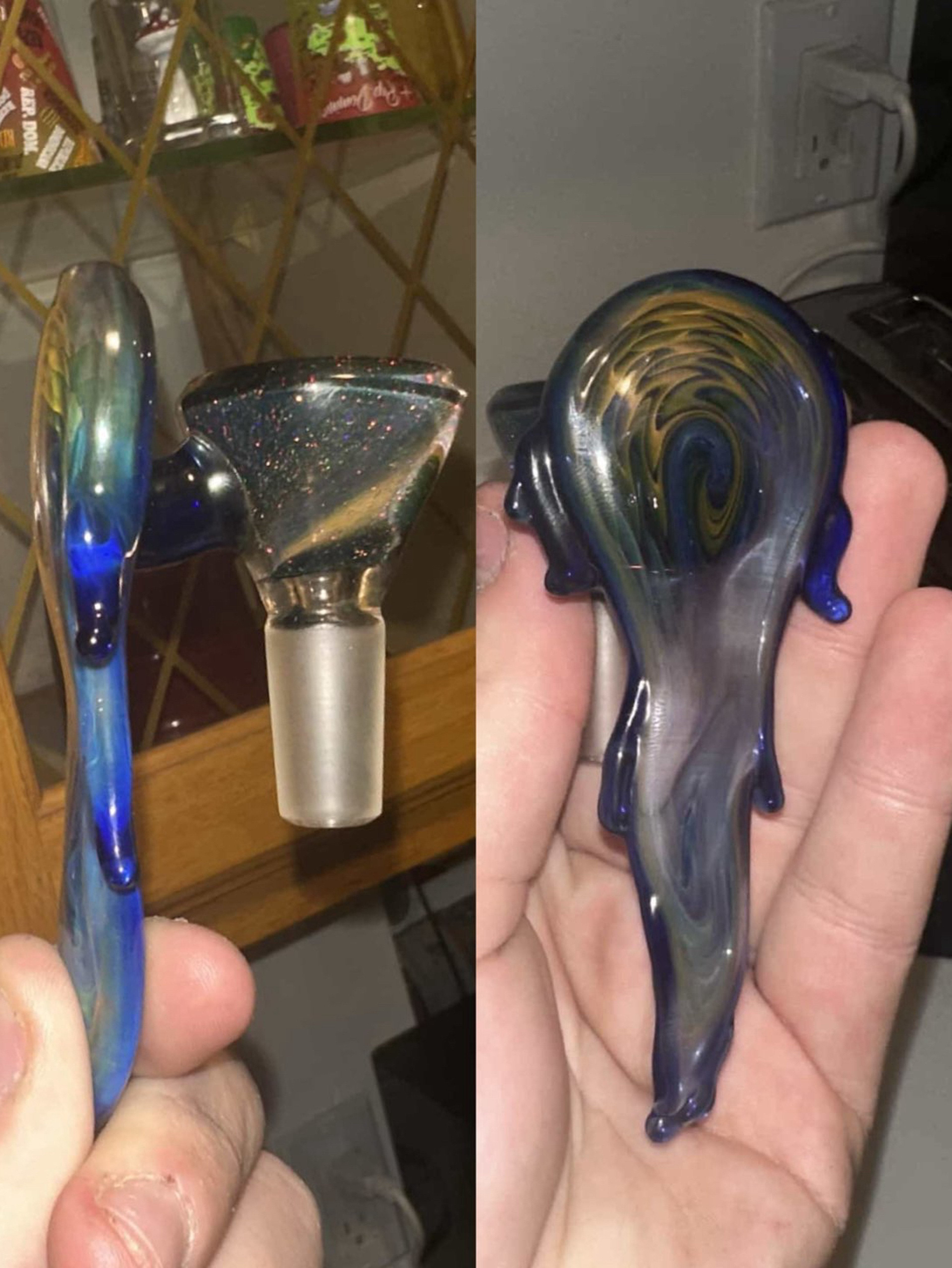 Cropal Emms Glass Galaxy Big Flame 14mm Slide image 0