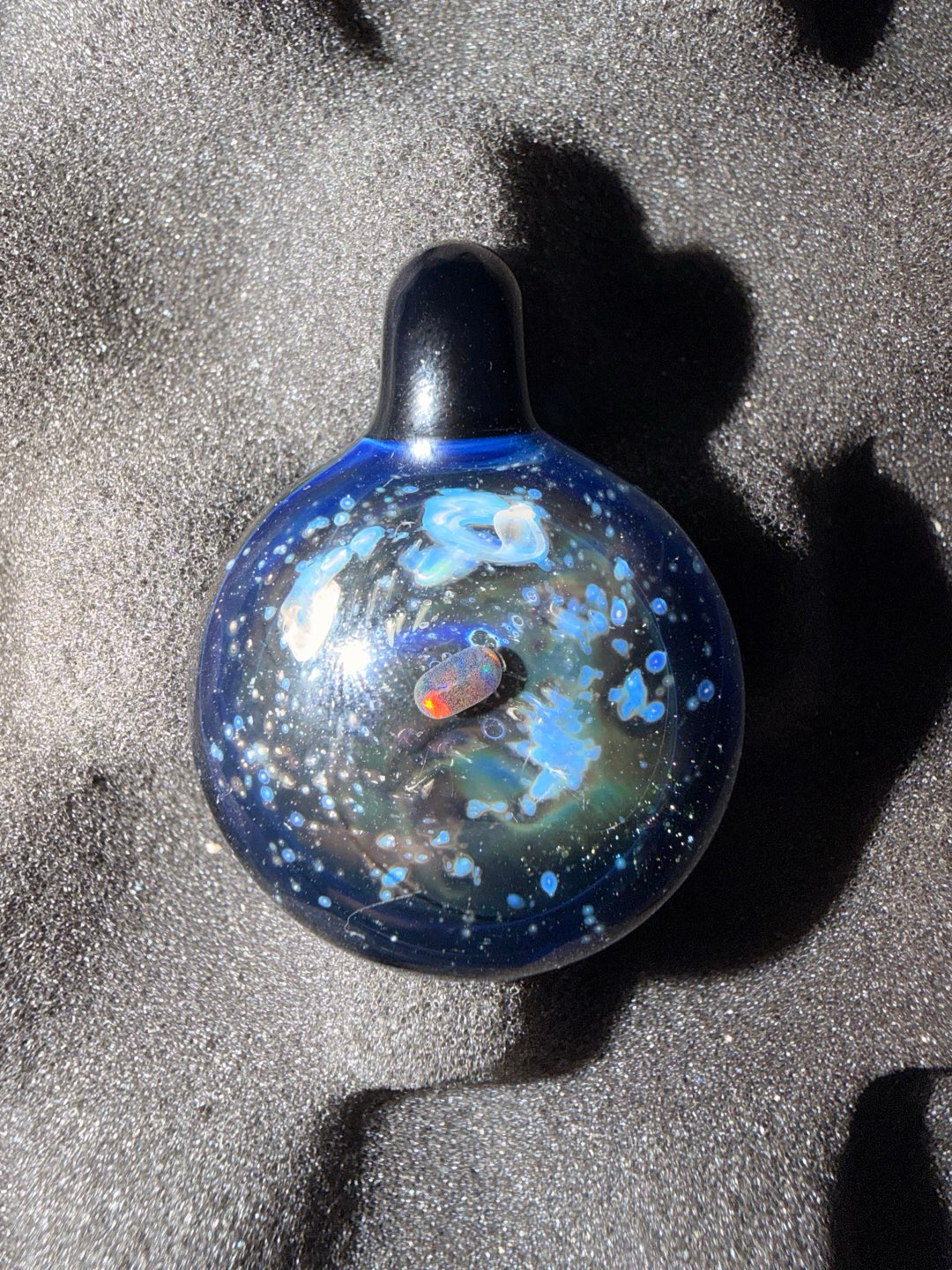Preview pic of Coop glass moon pendant