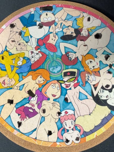 Preview pic of Mattitude mat Sunday morning cartoons