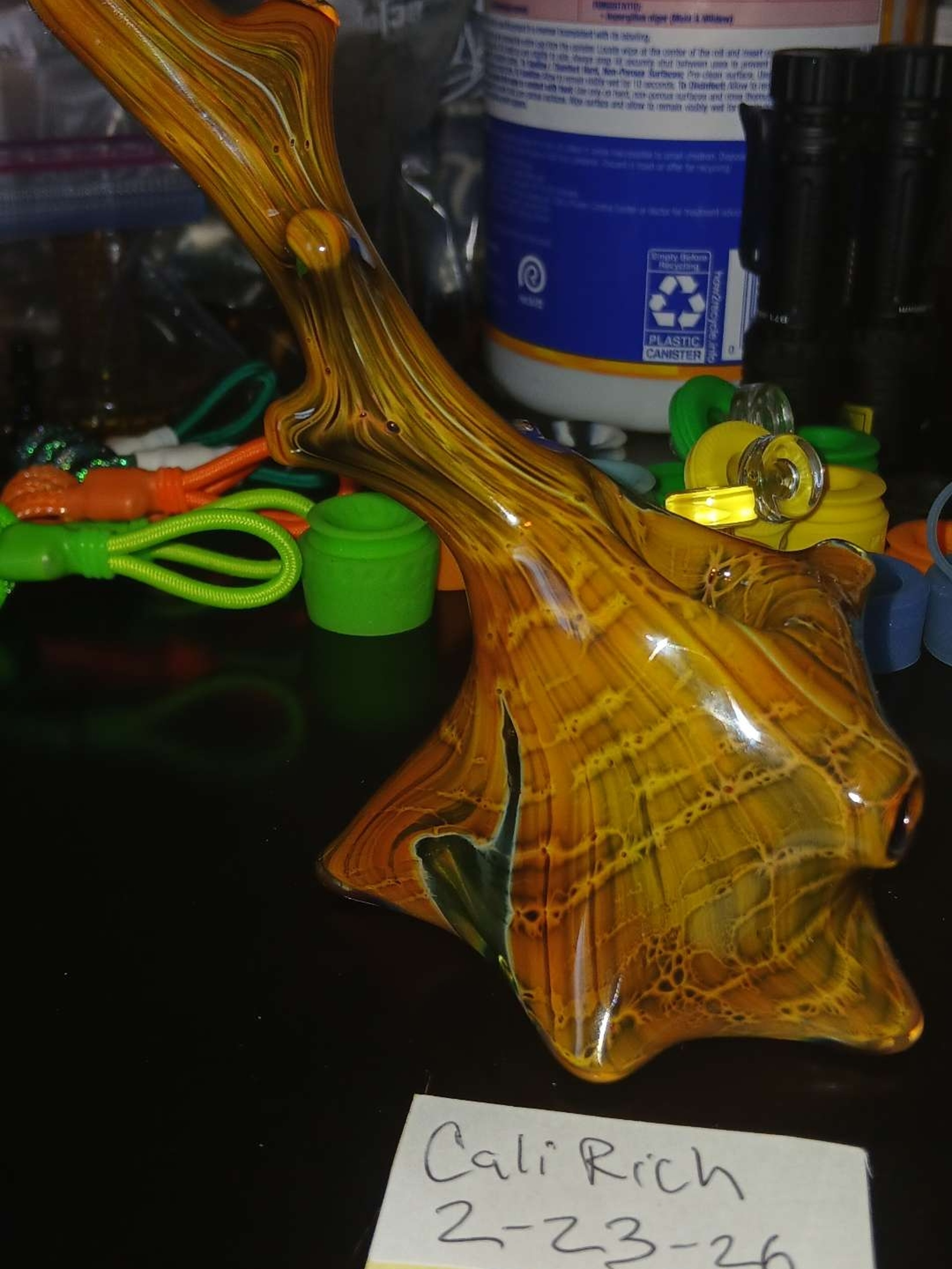 Hickory Dry Pipe w/Illuminati image 0