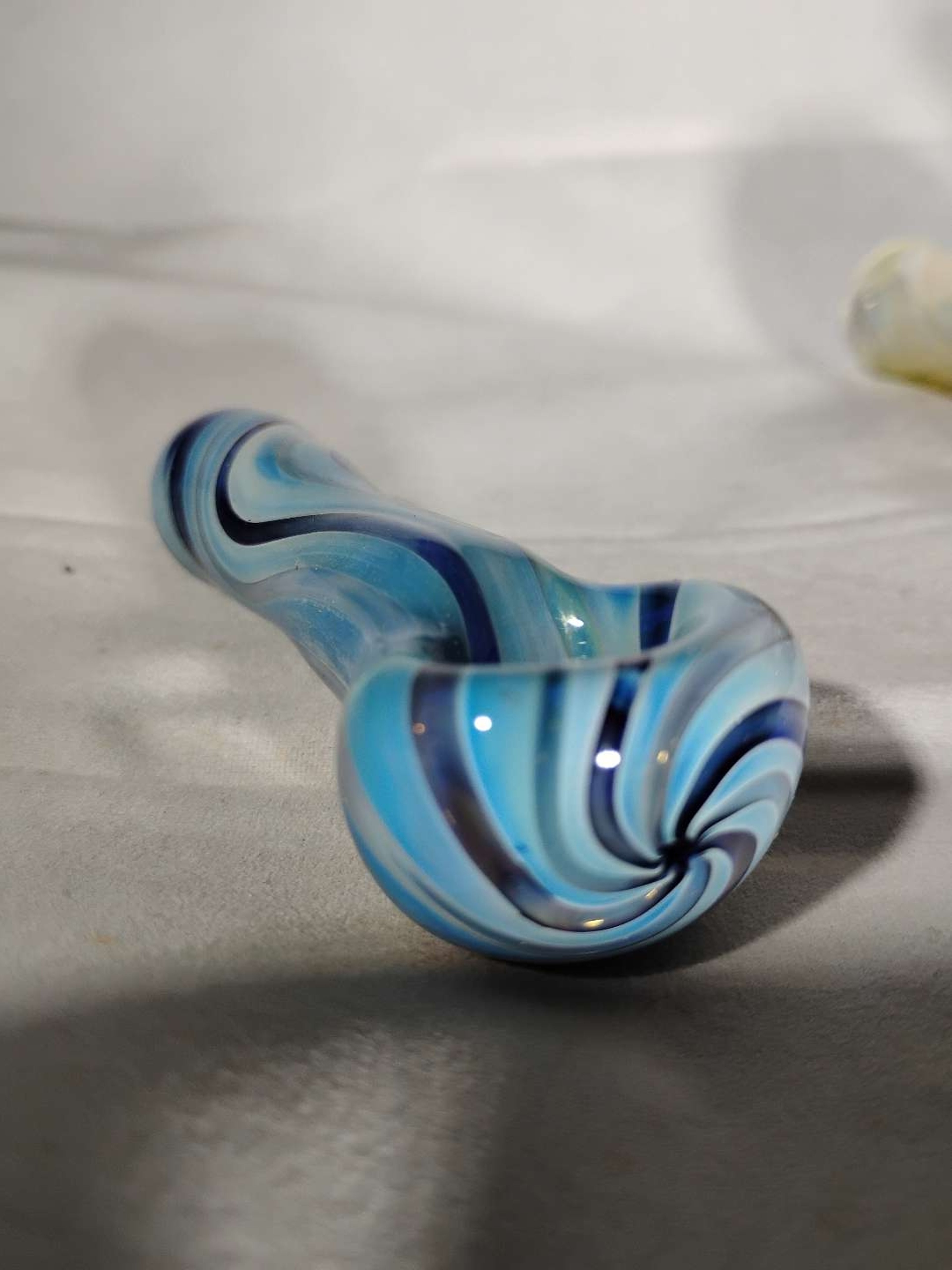 Preview pic of Fumed blue spoon
