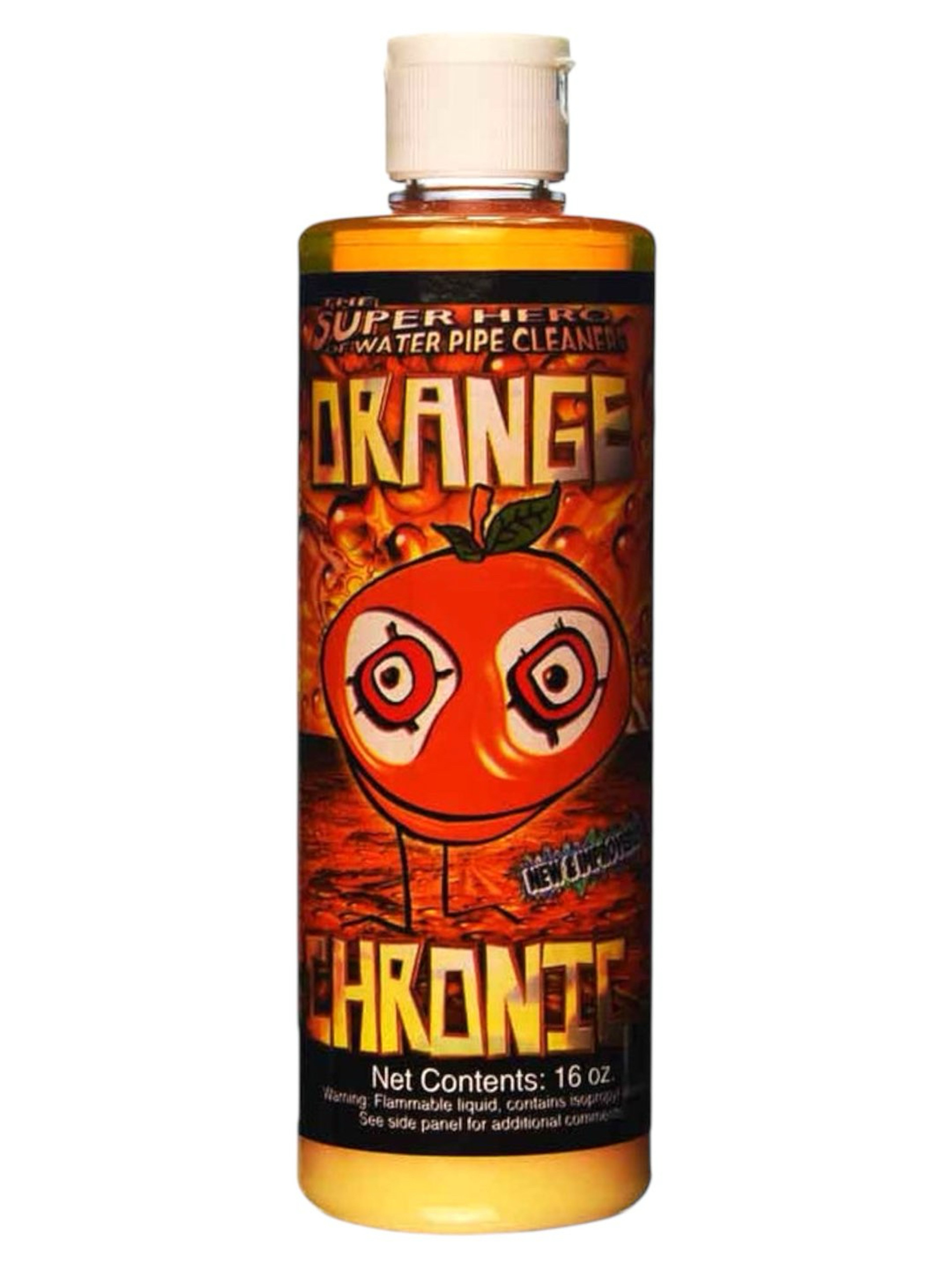 Preview pic of Orange Chronic 🍊The Super Hero Water Pipe Cleaner 16fl