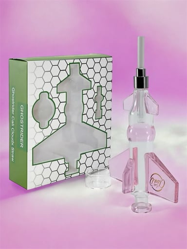 Preview pic of Cali CloudX 8" Fighter Jet ✈️ Nectar Collector Set in Pink