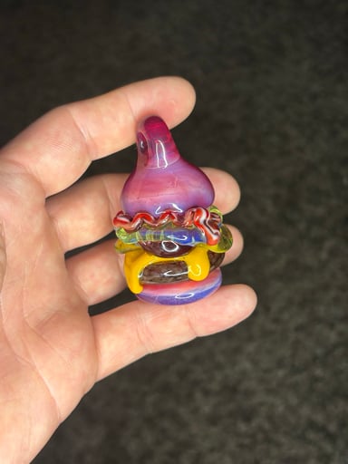 Preview pic of Glass burger pendant
