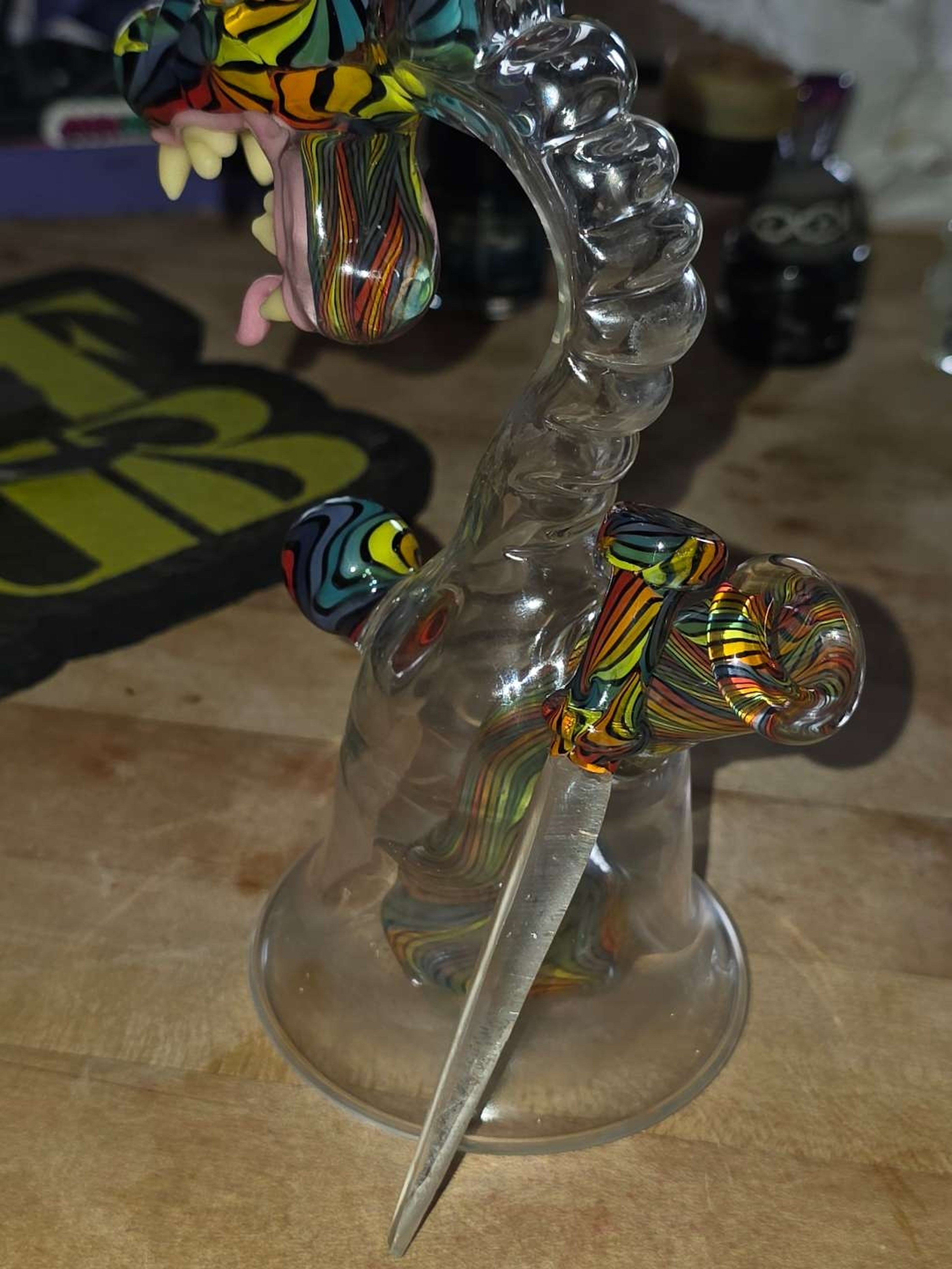 Preview pic of ​🔥 Slack Glass x Glass Chance Sculpted Monster Rig (1st Ever Collab!) 🐉✨