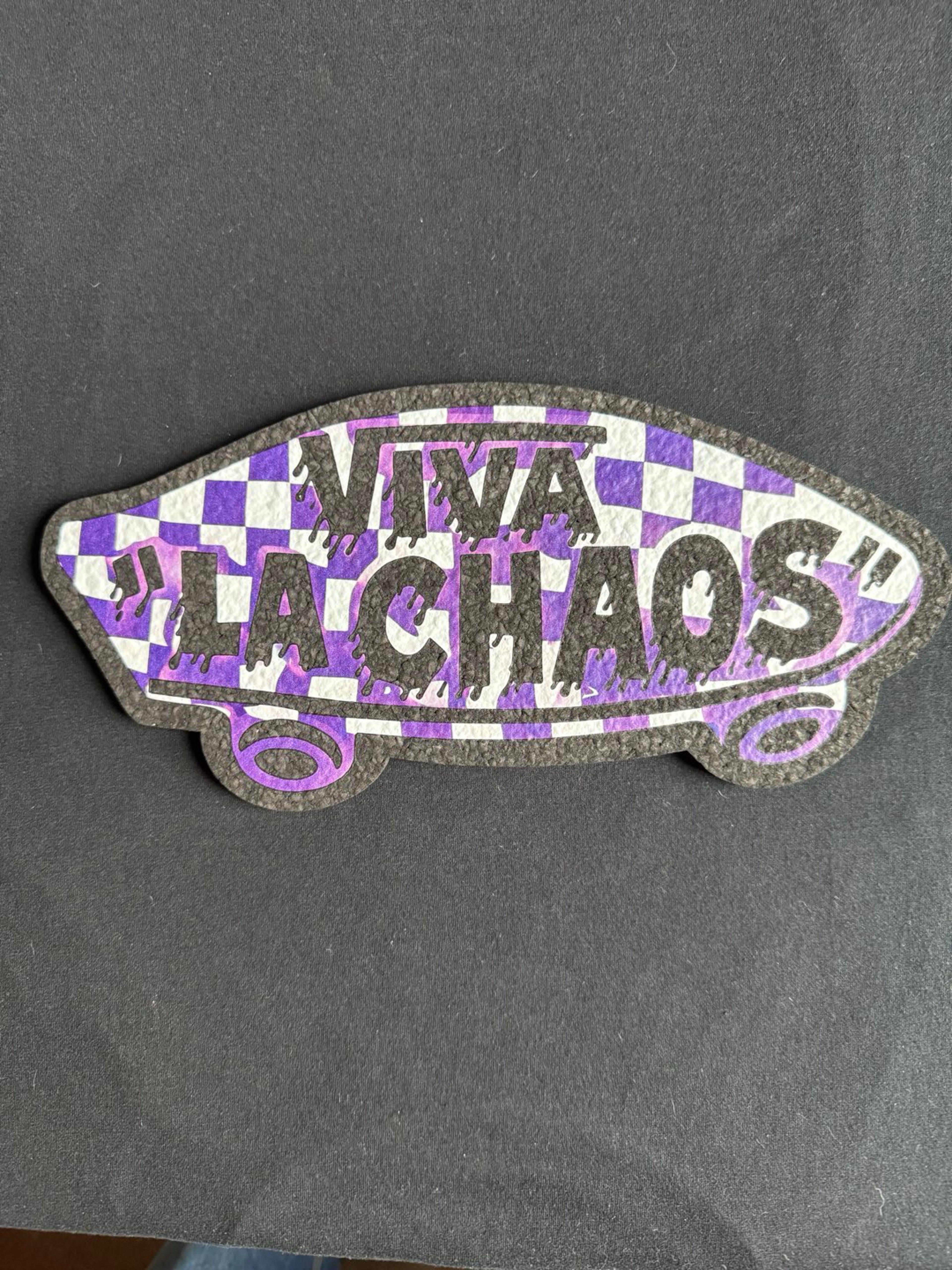 🔥 LE 13 Viva La Chaos x Moodmats – Vans-Inspired Skate Deck (2nd Color Run) 🟣🏁 image 0