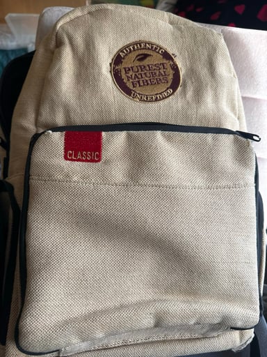 Preview pic of Used RAW Connoisseur Hemp Tan backpack