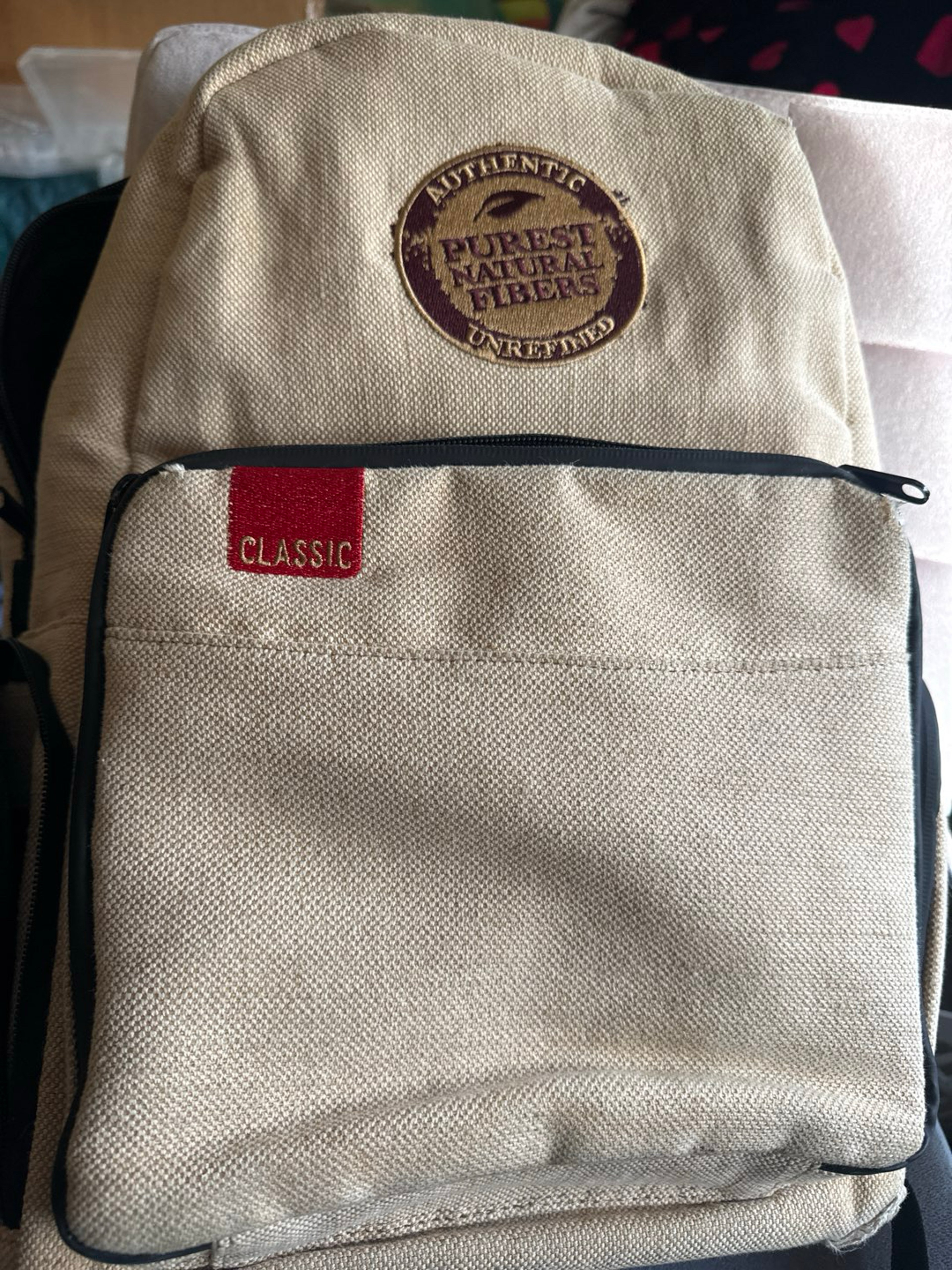Used RAW Connoisseur Hemp Tan backpack image 0