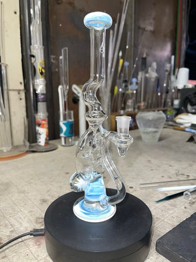Preview pic of 9.5” tall 10mm joint secret white color