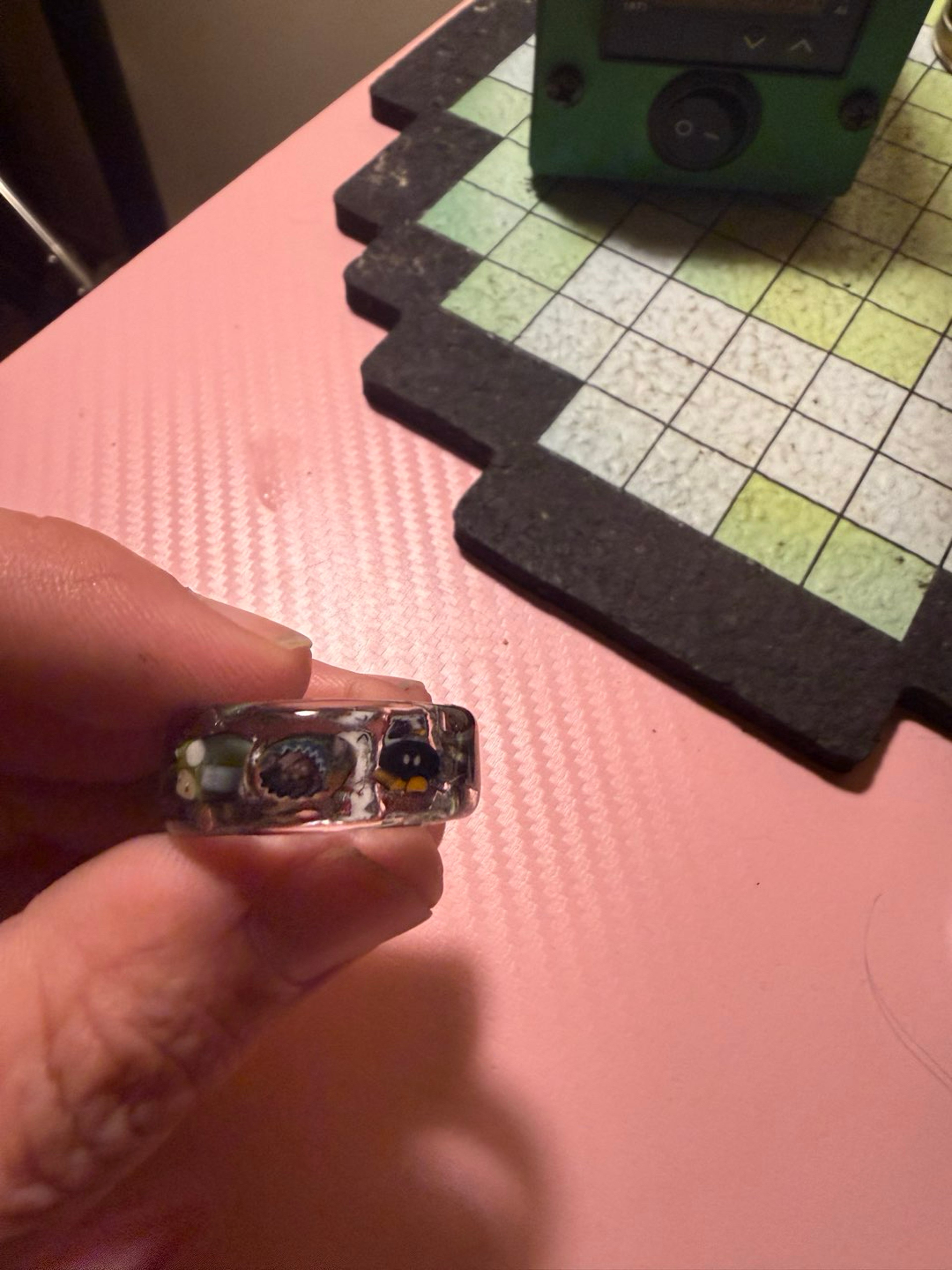 Preview pic of Steve H Glass Mario Millie Ring