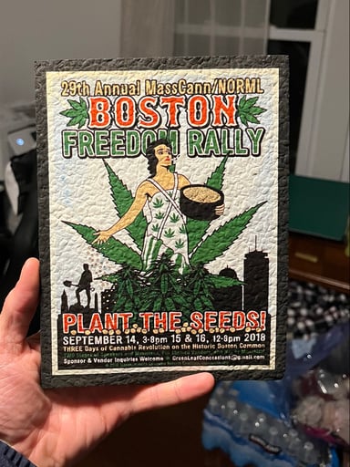 Preview pic of 2018 Boston Freedom Rally Mat by Moodmats