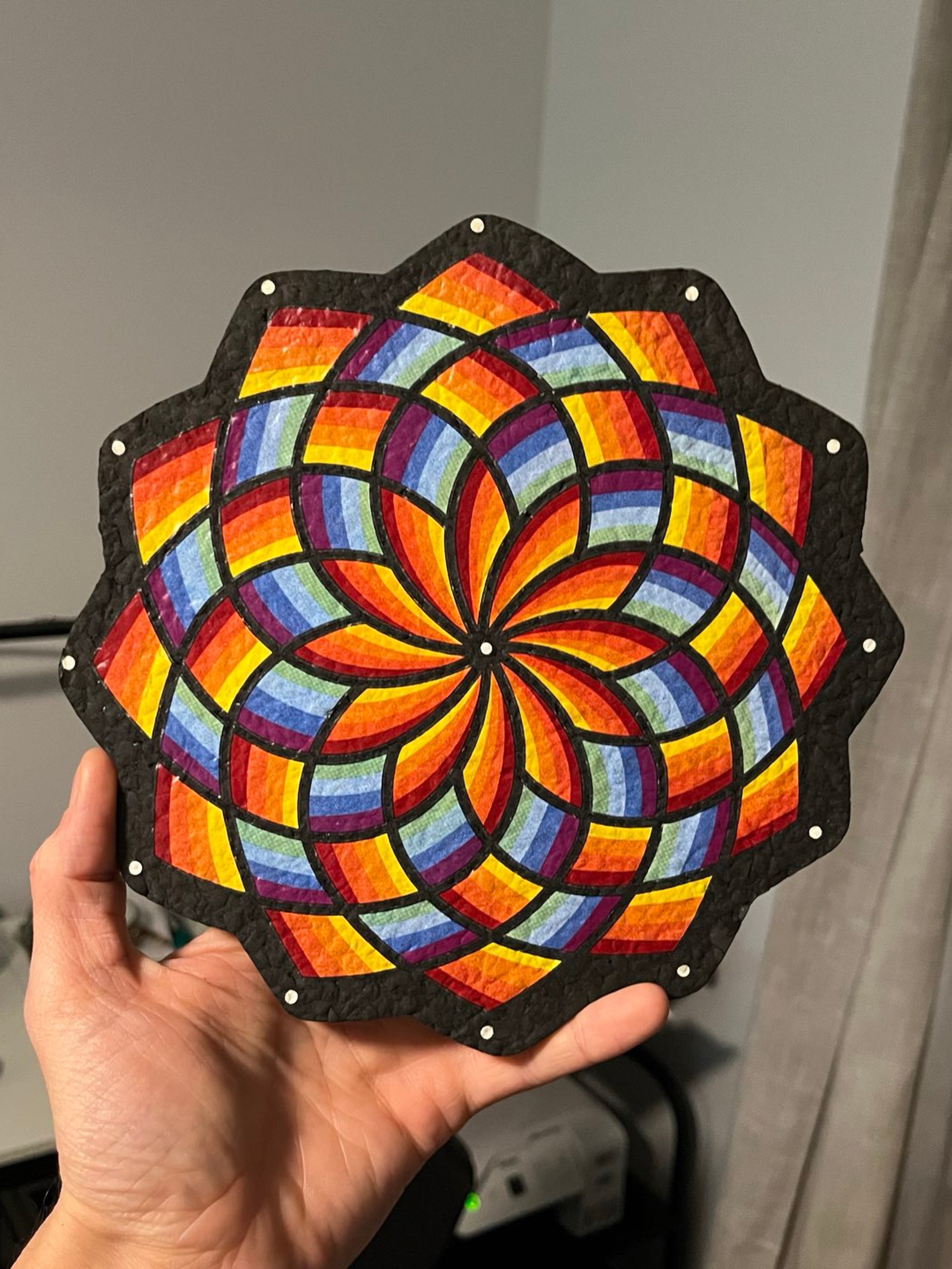 AP Sacred Geometry Mandala Mat by Moodmatsd image 0