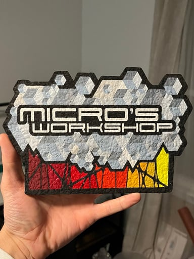 Preview pic of Micro Workshop Logo Mat by Moodmats