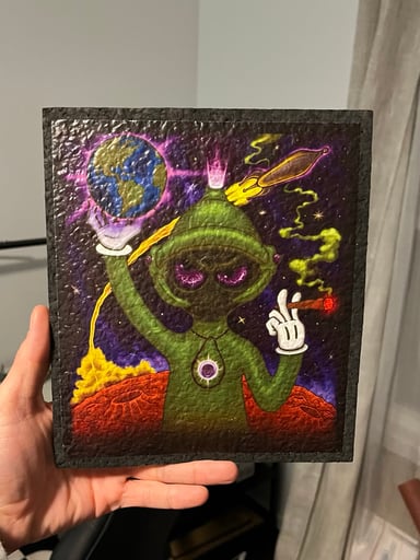Preview pic of Marvin the Martian Mat by J Smart x Moodmats