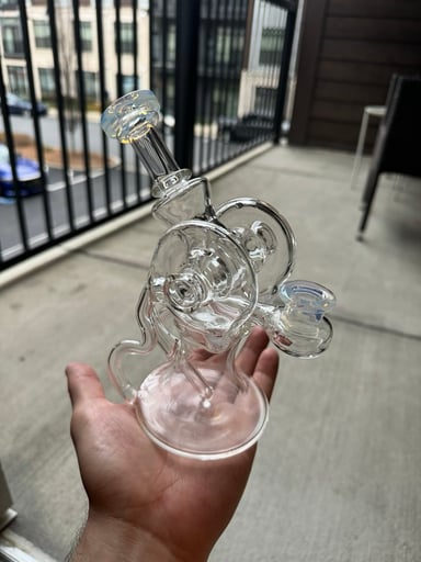 Preview pic of Ery glass Recycler 2022 w/ Light Ice Blue Accents & Kickback