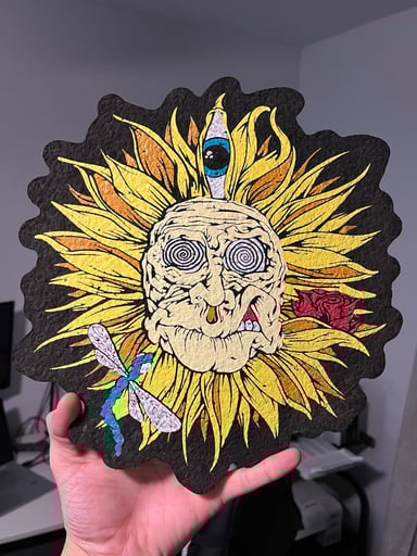 Preview pic of le420 Spun Flower Mat by Aaron Brooks x Moodmats