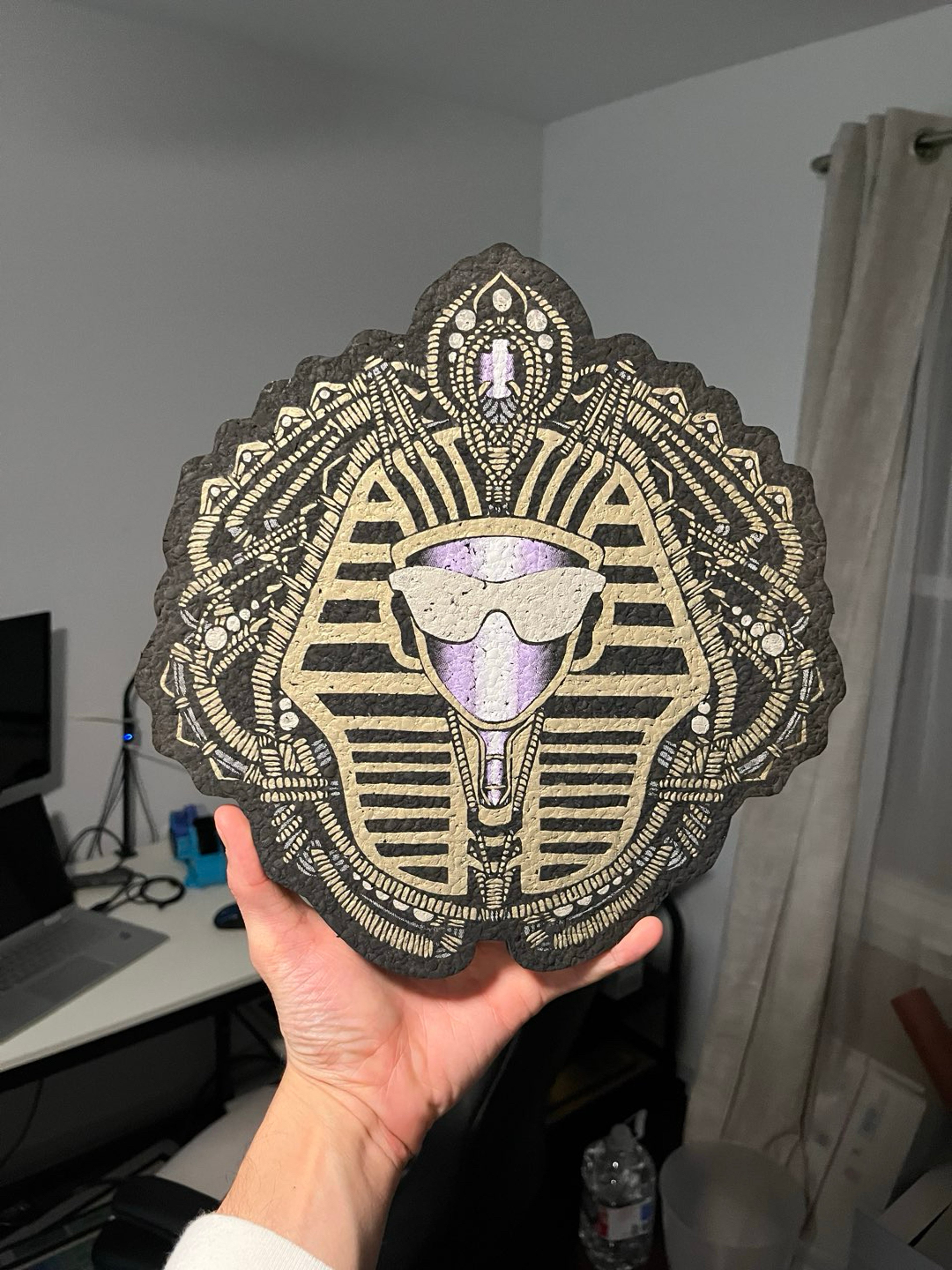 Preview pic of The Pharwoah w/ Amethyst Mat by Jason Burruss x Moodmats